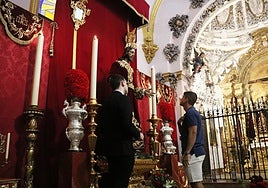 Jesús del Prendimiento, en la iglesia de Santo Domingo, junto al Cristo del Perdón.