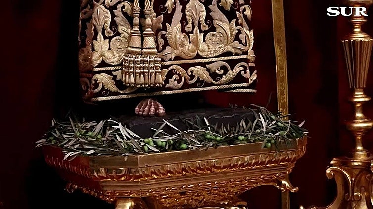 Histórica visita del Señor del Prendimiento a la iglesia de Santo Domingo