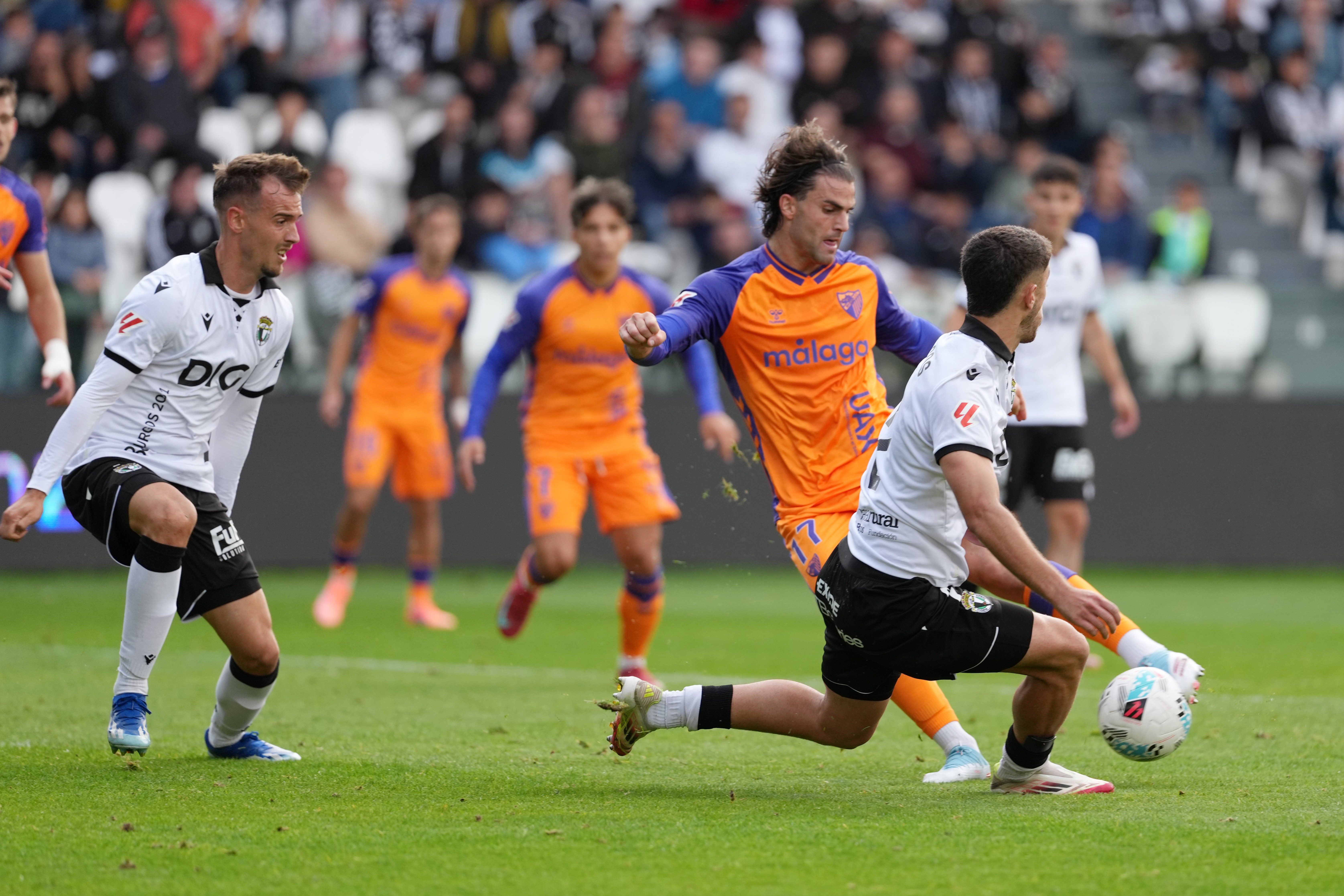 Las mejores imágenes del Burgos-Málaga