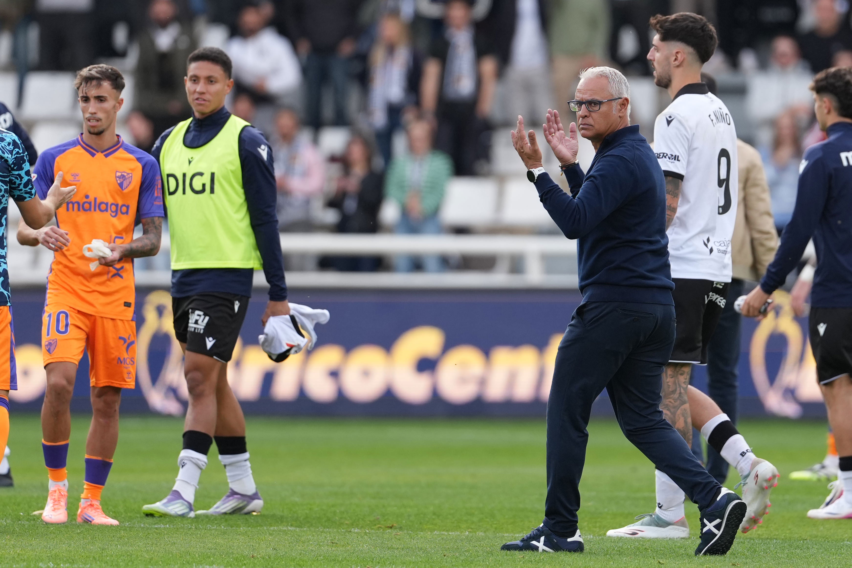 Las mejores imágenes del Burgos-Málaga