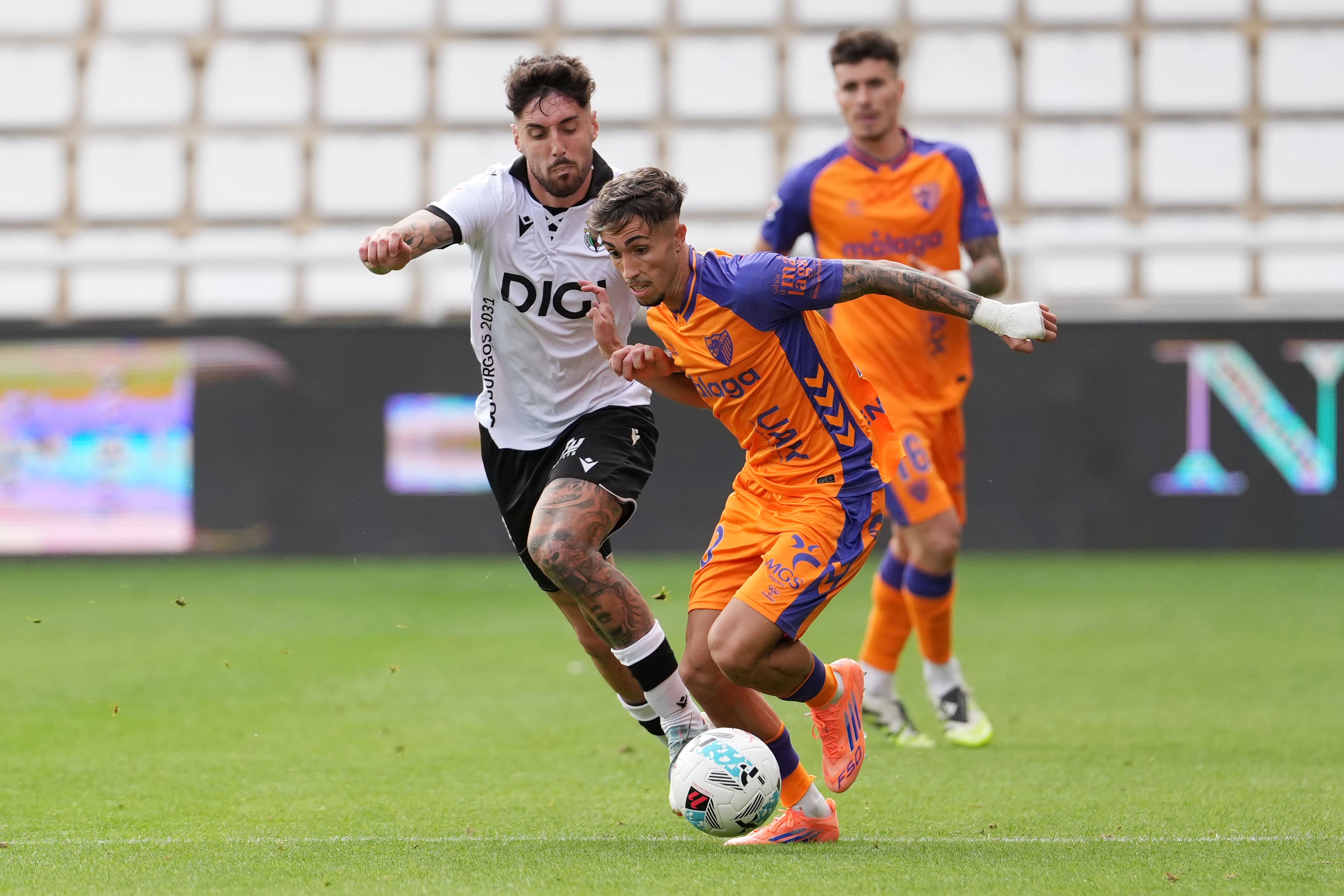 Las mejores imágenes del Burgos-Málaga