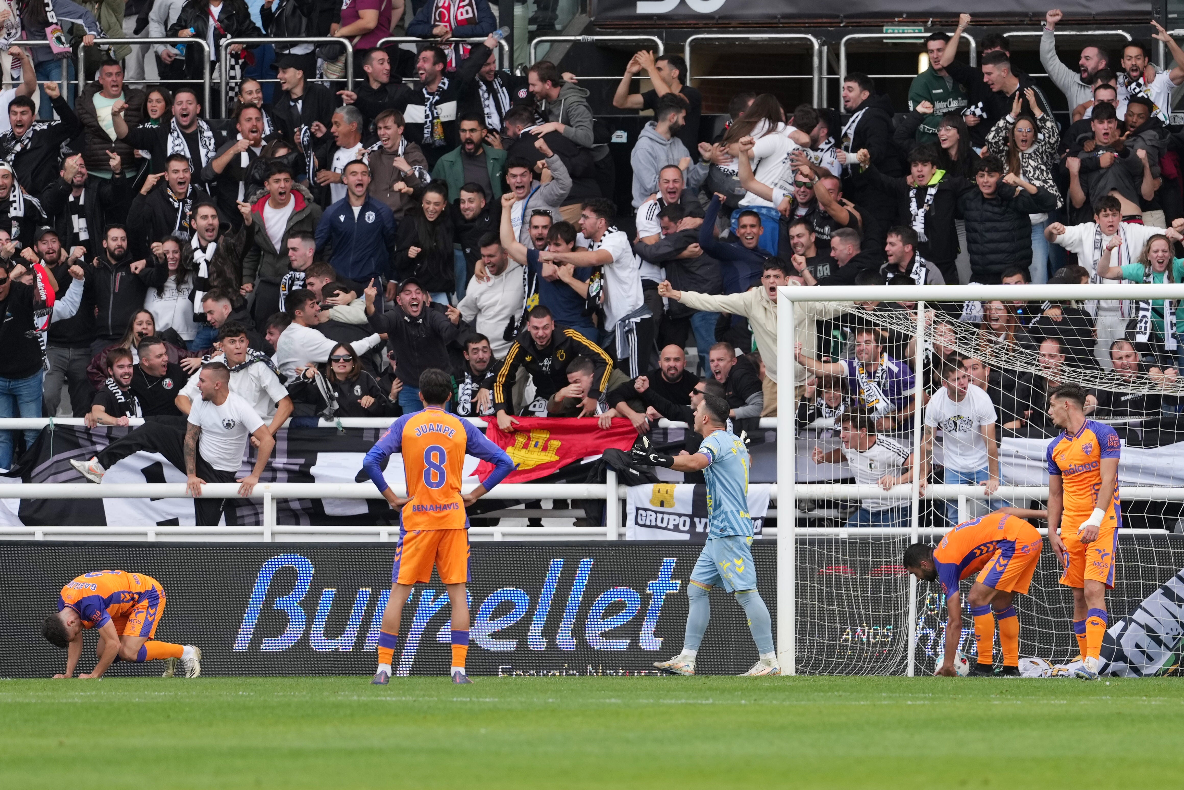 Las mejores imágenes del Burgos-Málaga