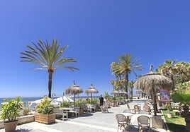 Paseo marítimo de San Pedro Alcántara.