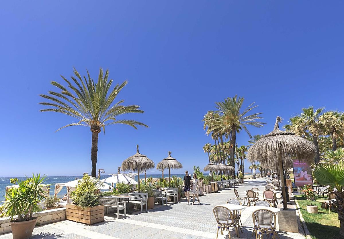 Paseo marítimo de San Pedro Alcántara.
