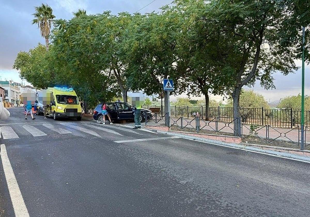 Imagen del suceso registrado este domingo en Arriate.