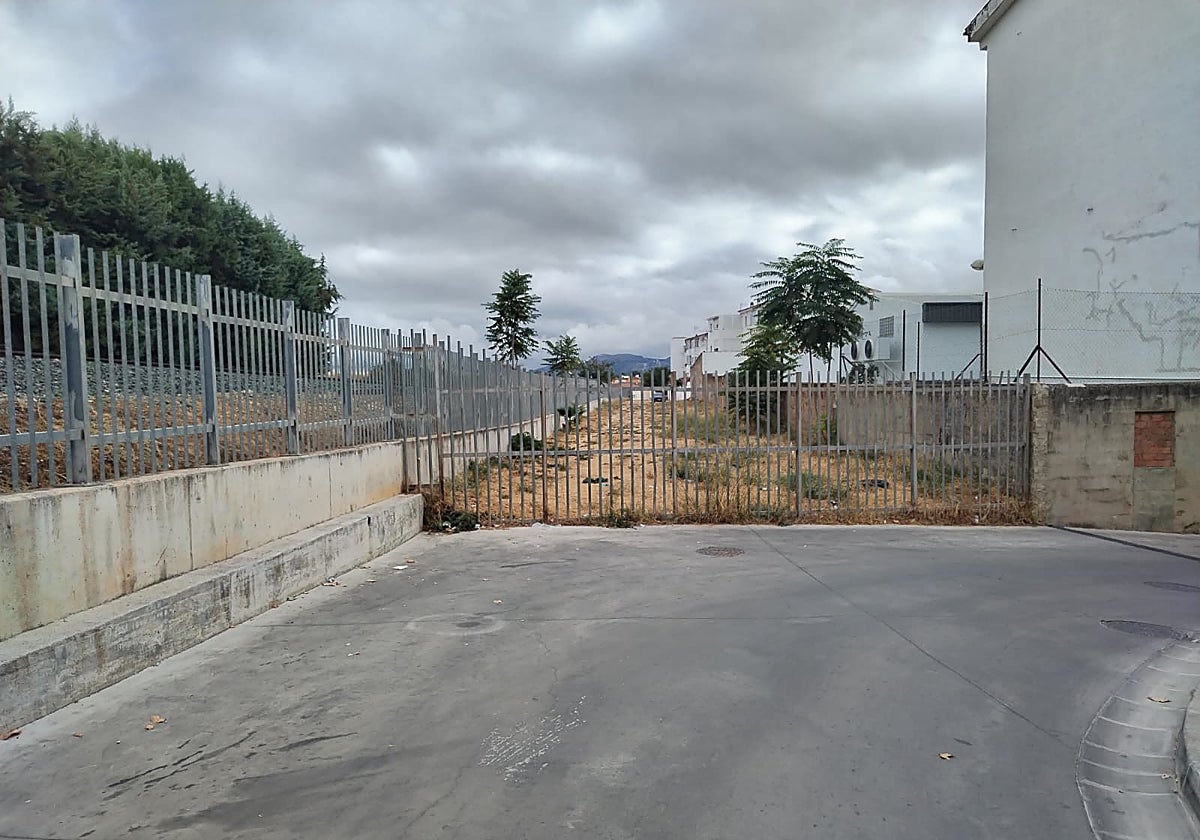 La zona en la que se proyecta el vial.