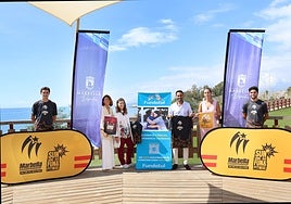 Presentación del evento solidario que se celebrará en el marco del Marbella Championship de fitness.