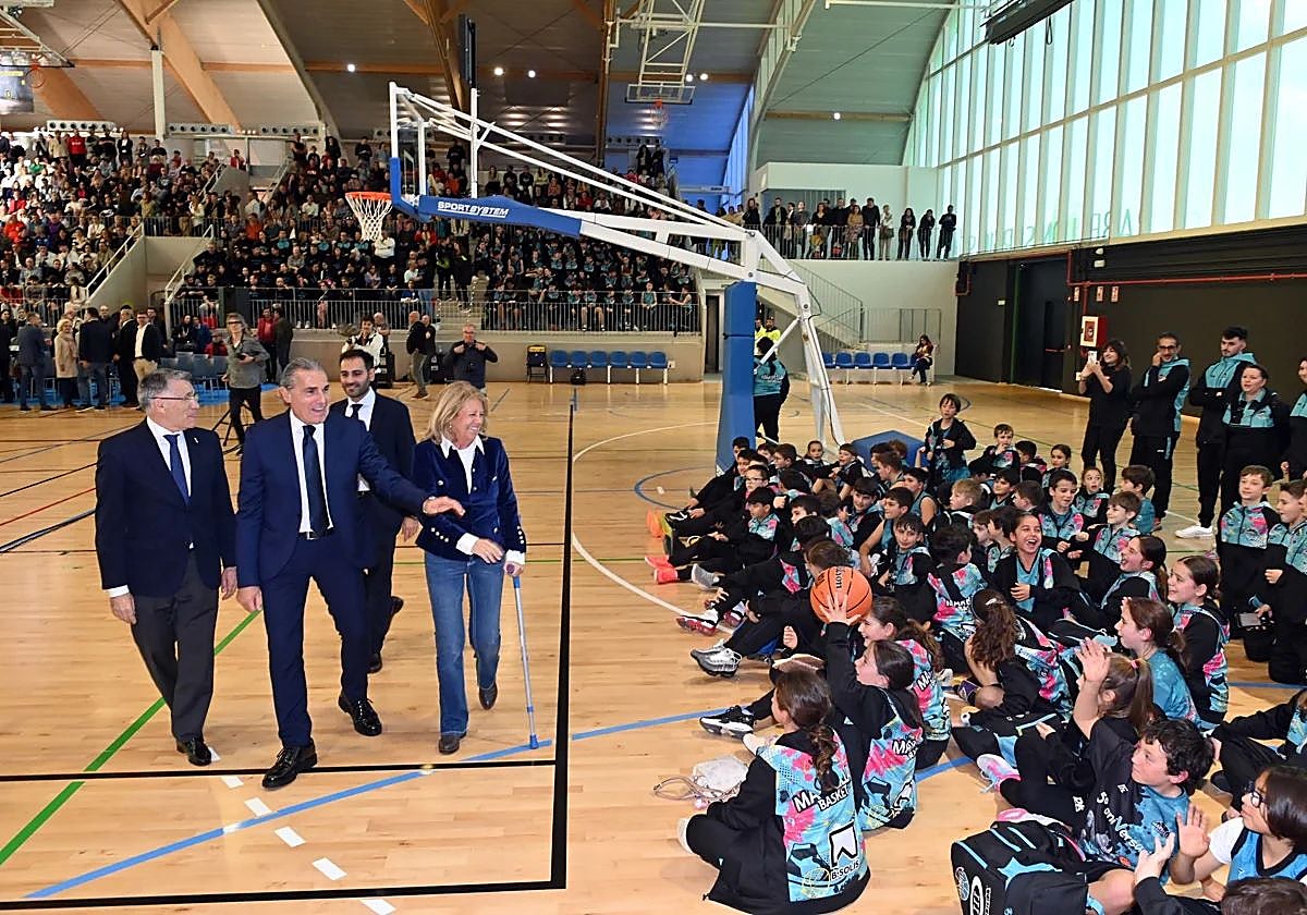 Inauguración del pabellón Sergio Scariolo el pasado marzo.