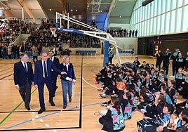 Inauguración del pabellón Sergio Scariolo el pasado marzo.