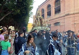 La Virgen de las Angustias saldrá en traslado procesional por el barrio de La Malagueta.