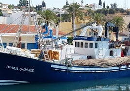 Imagen de archivo de la embarcación cuando estaba varada en el puerto de Caleta de Vélez.
