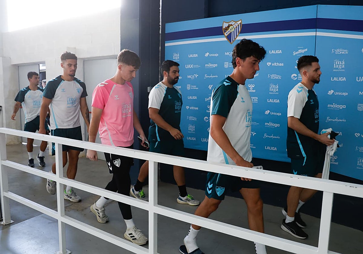 Jauregi y Pellicer, en un entrenamiento.