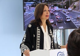 Navarro, este miércoles, en la sede del PP.