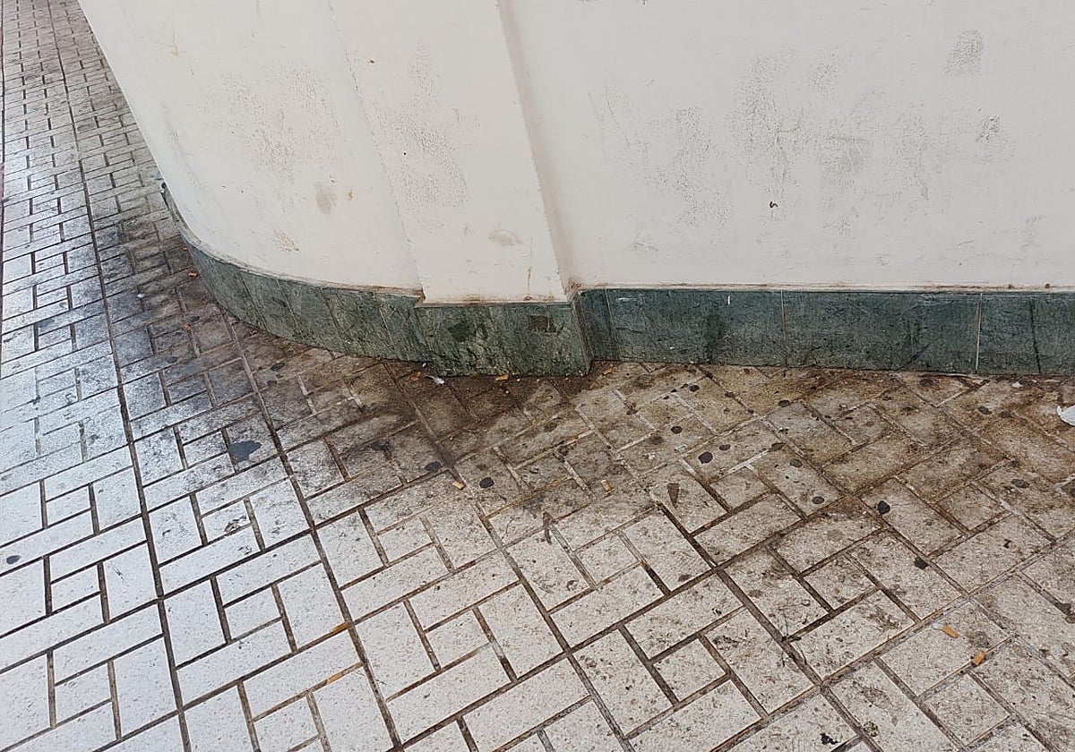 Vista de las partes más sucias de Martínez Maldonado.