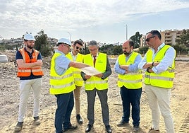 Visita a las obras del futuro Parque Periurbano.