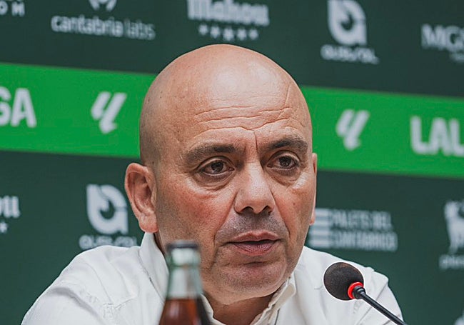 Chema Aragón, director deportivo del Racing.