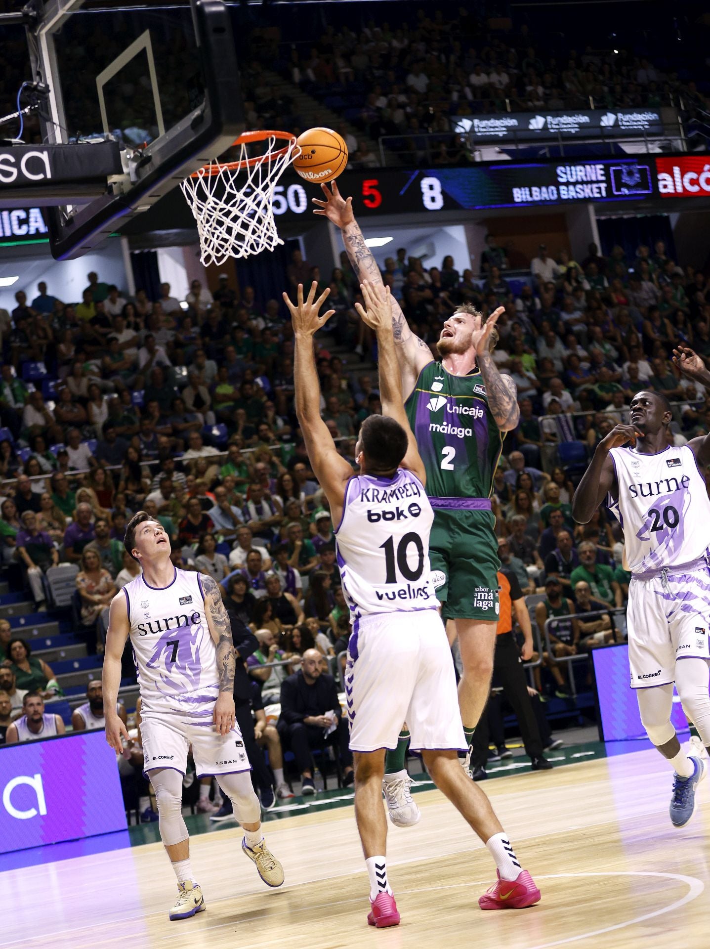 El Unicaja - Surne Bilbao, en imágenes