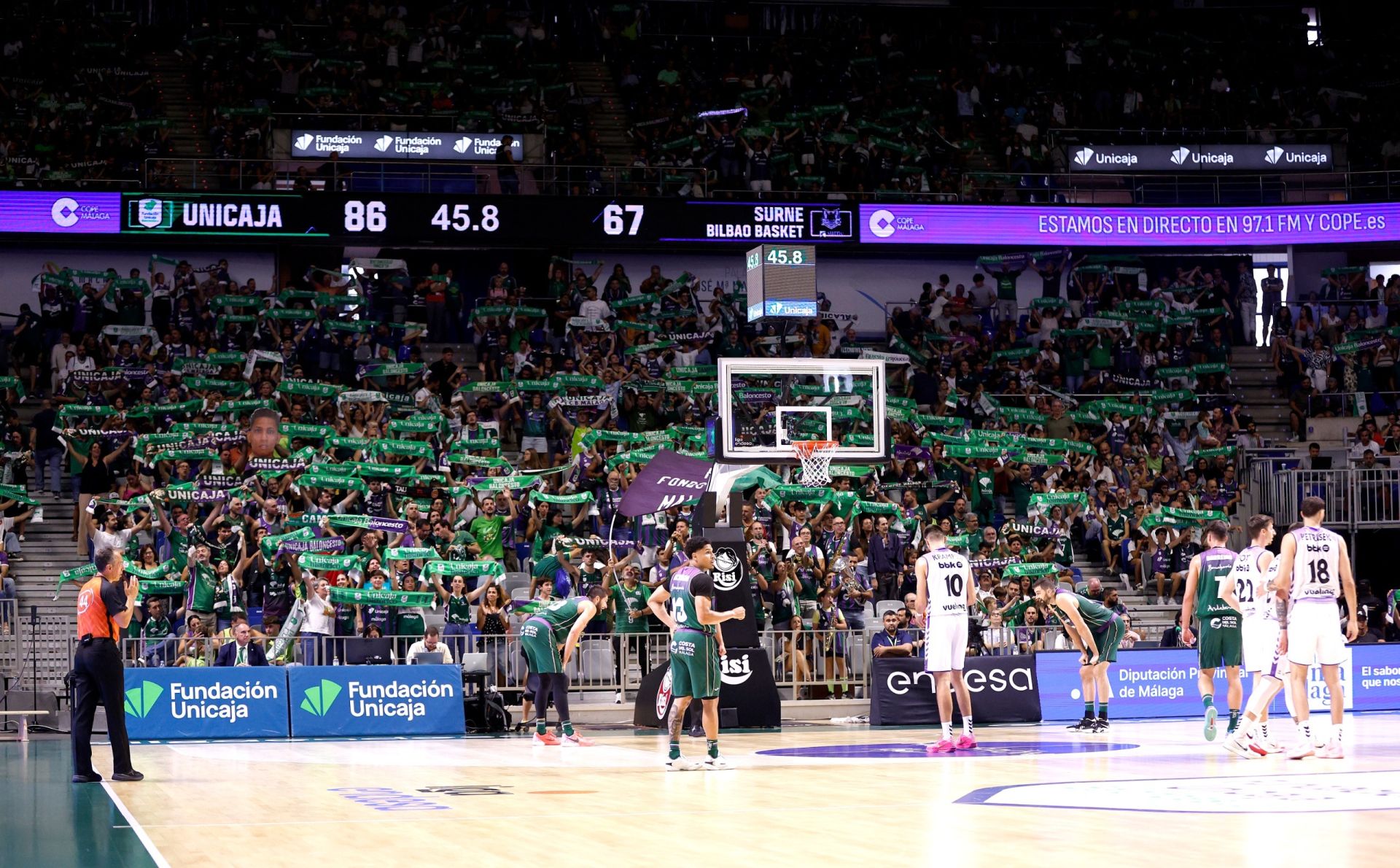 El Unicaja - Surne Bilbao, en imágenes