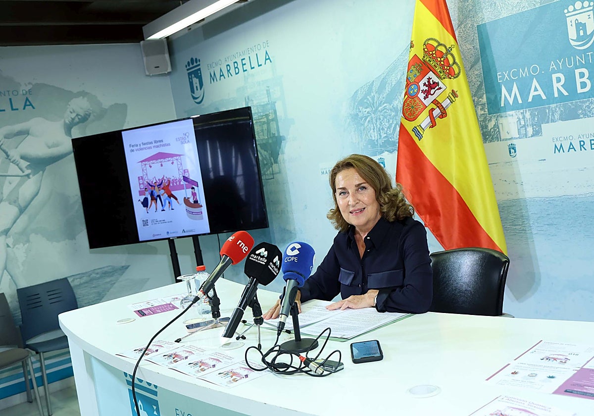La concejala de Igualdad del Ayuntamiento de Marbella. Isabel Cintado.