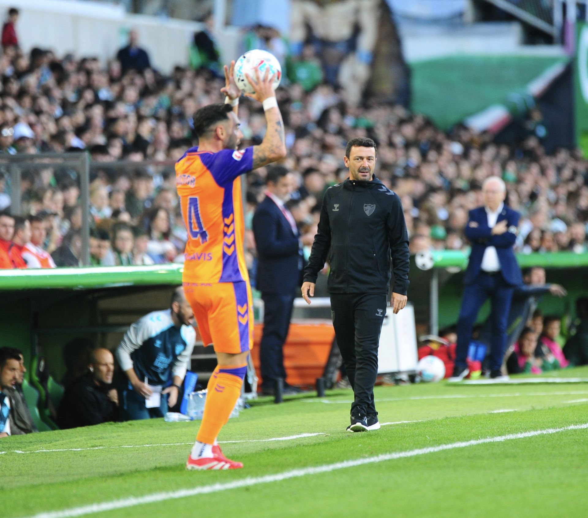 El Racing- Málaga, en imágenes