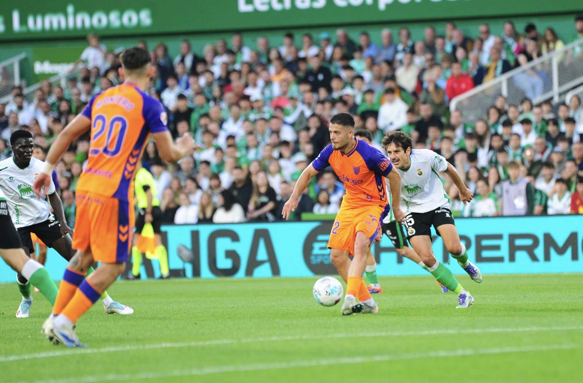 El Racing- Málaga, en imágenes