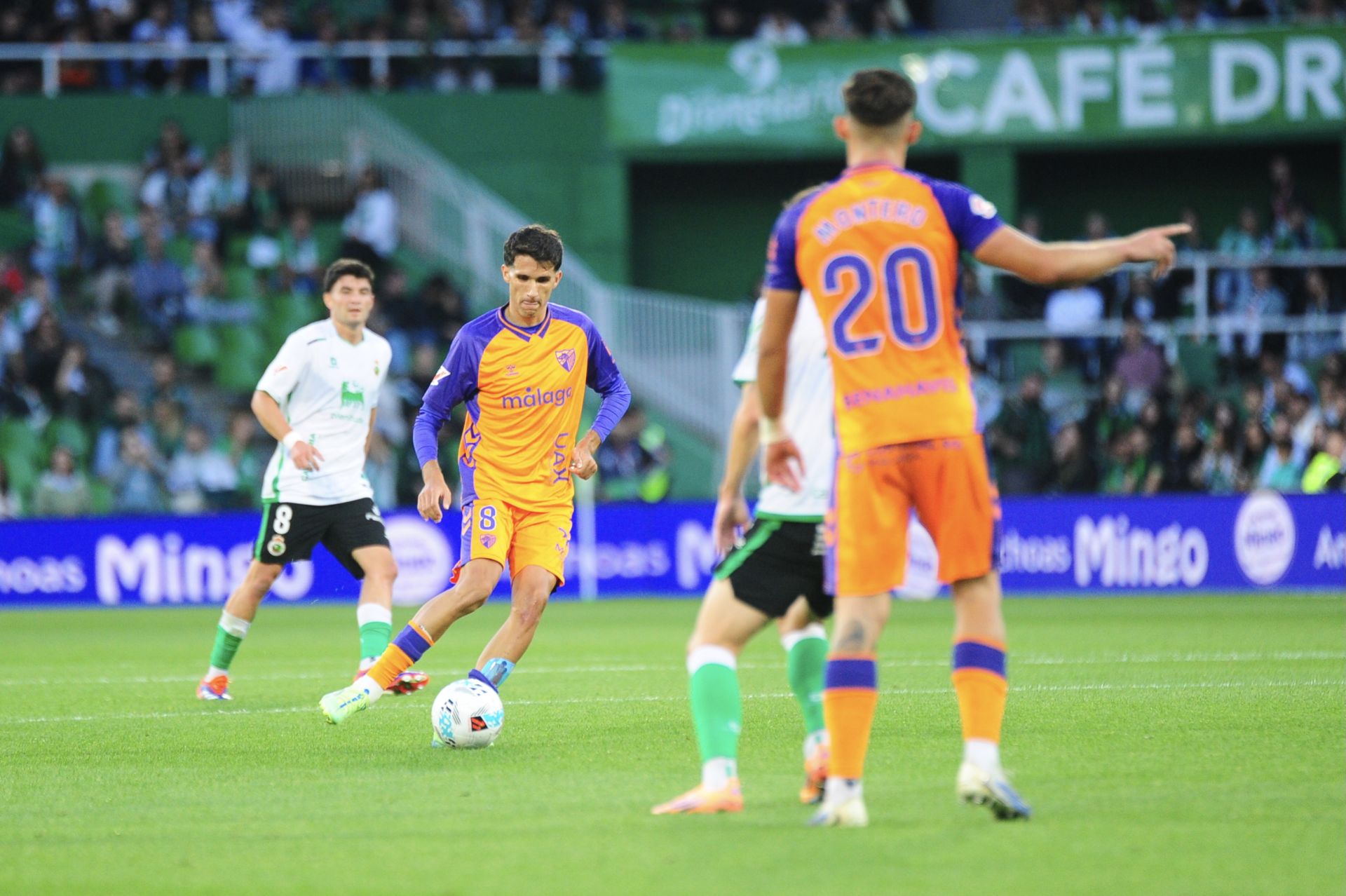 El Racing- Málaga, en imágenes