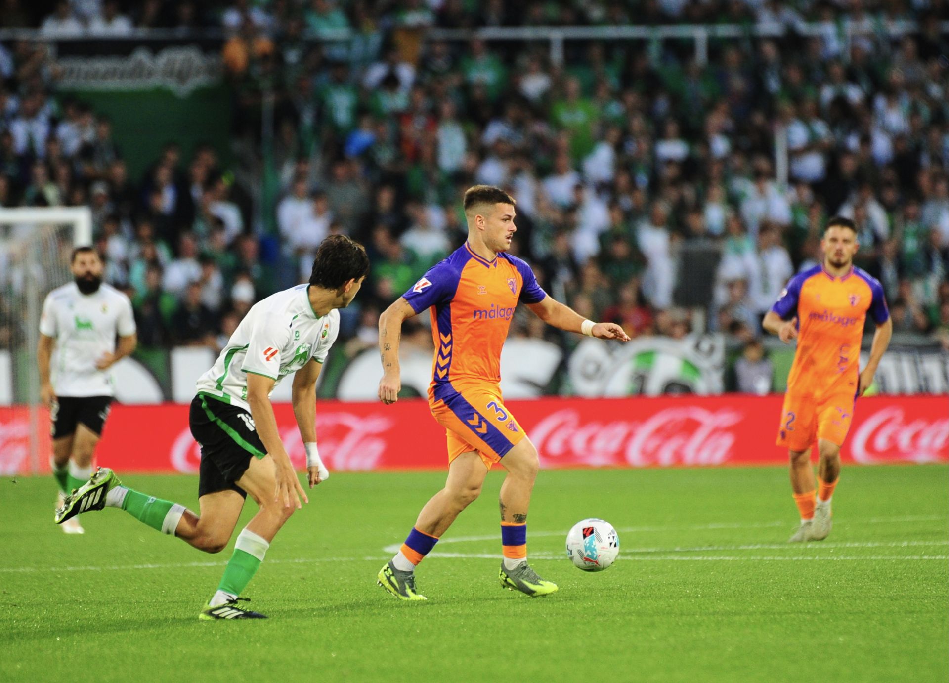 El Racing- Málaga, en imágenes