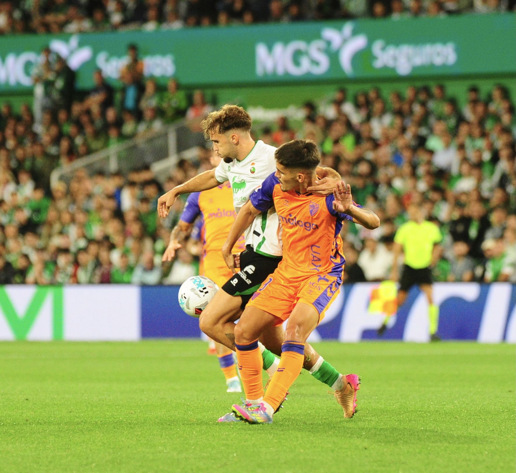 El Racing- Málaga, en imágenes