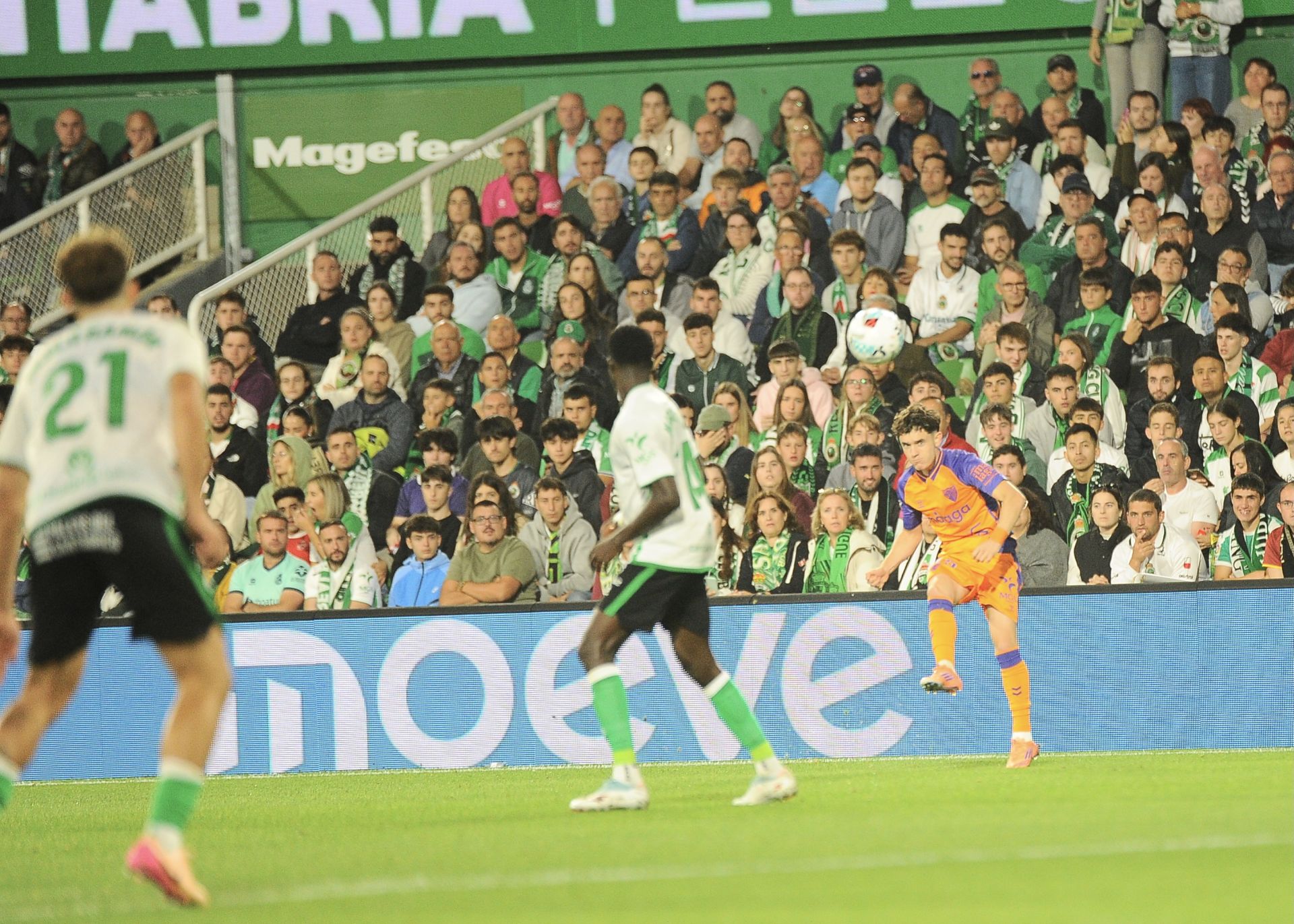 El Racing- Málaga, en imágenes