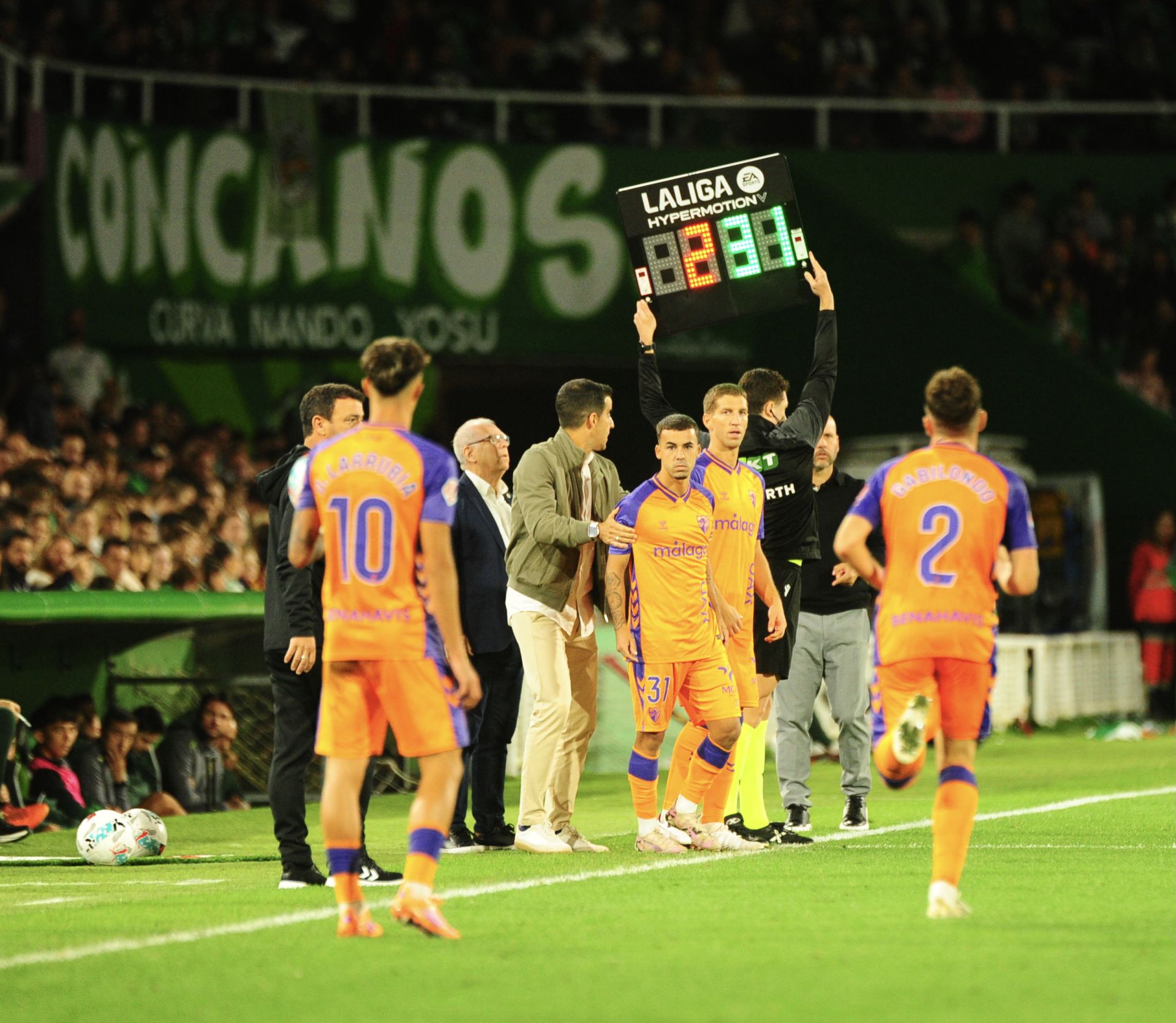 El Racing- Málaga, en imágenes