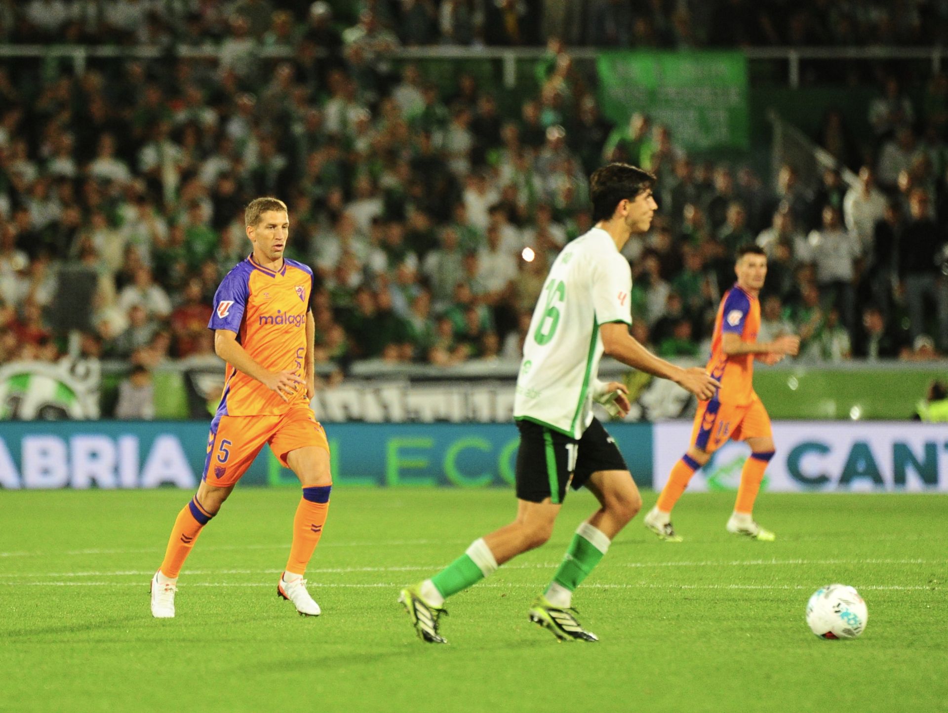 El Racing- Málaga, en imágenes