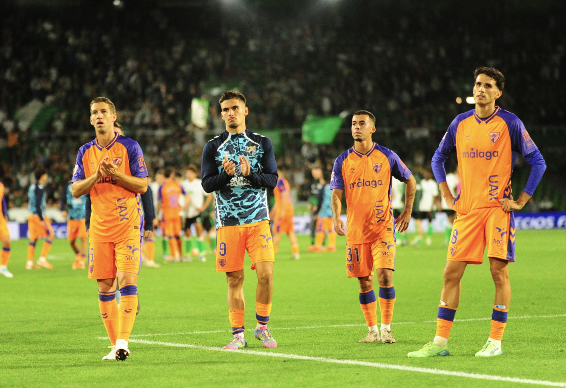 El Racing- Málaga, en imágenes