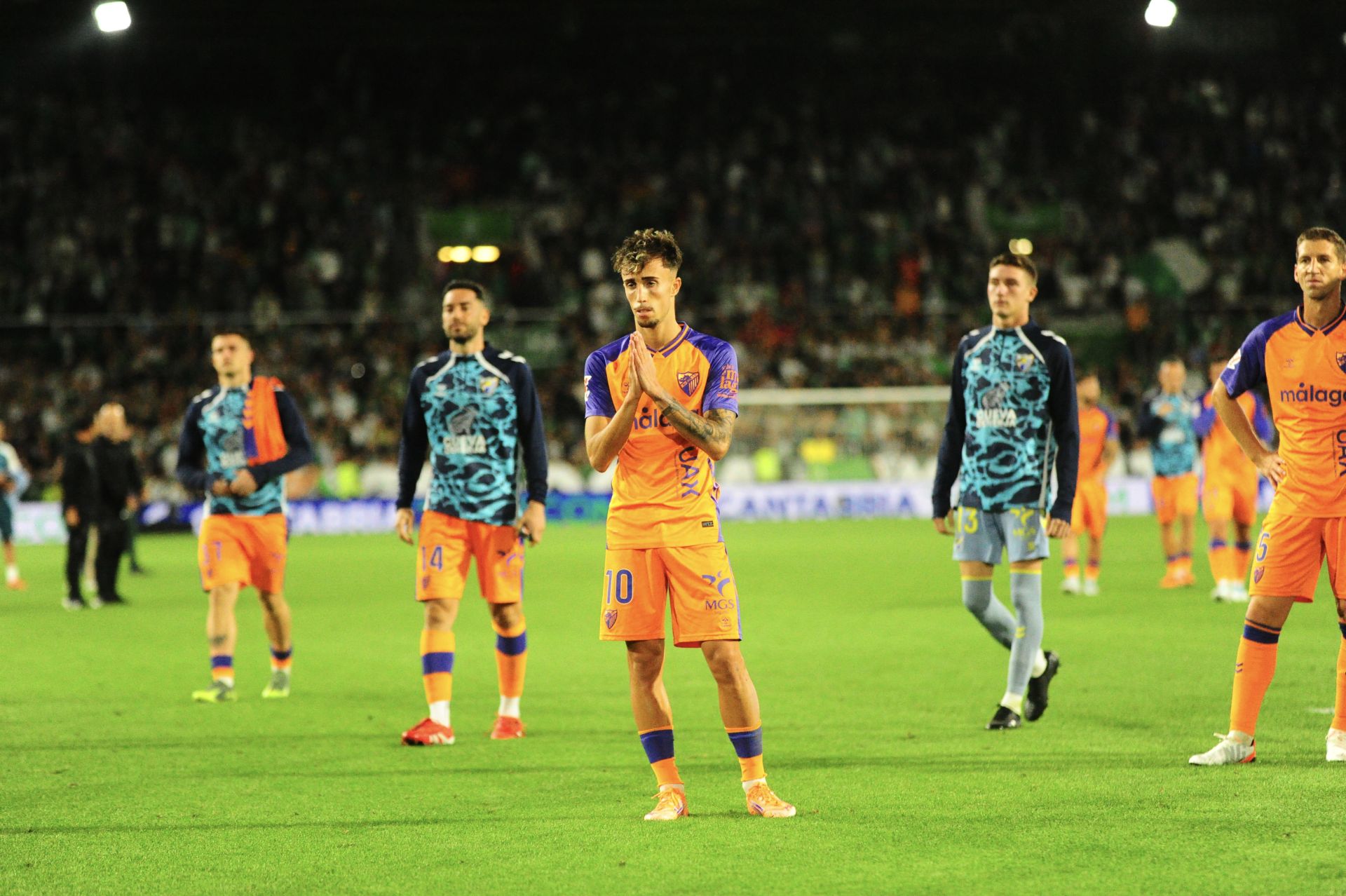 El Racing- Málaga, en imágenes