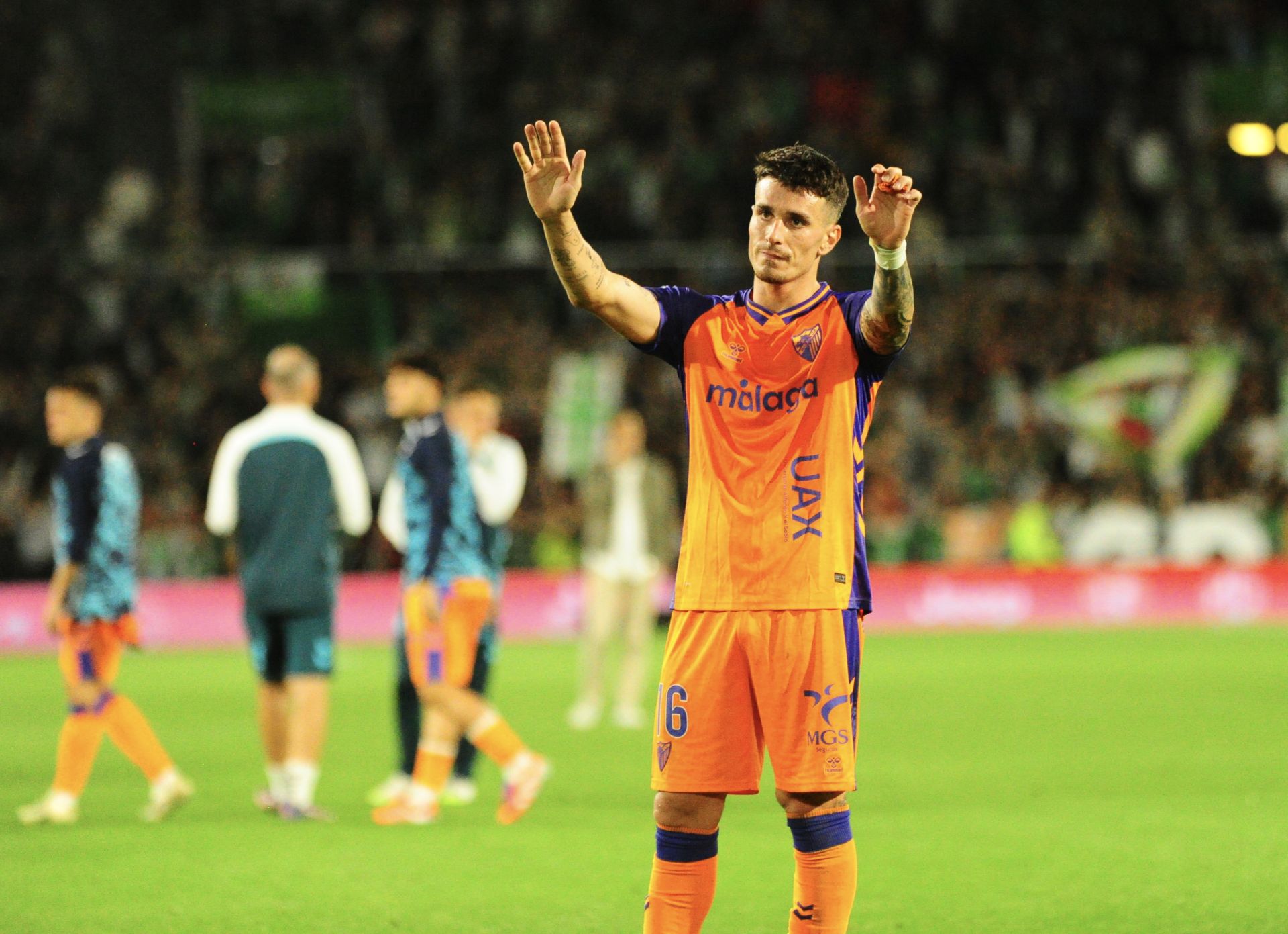 El Racing- Málaga, en imágenes