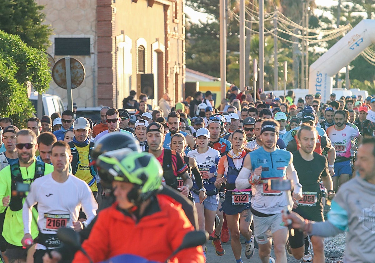 Participantes en el Trail Desafío La Capitana de Rincón de la Victoria.