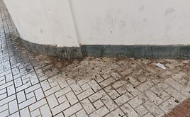 Vista de las partes más sucias de Martínez Maldonado.