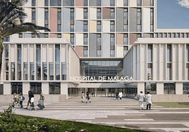 Imagen del diseño del tercer hospital de Málaga.