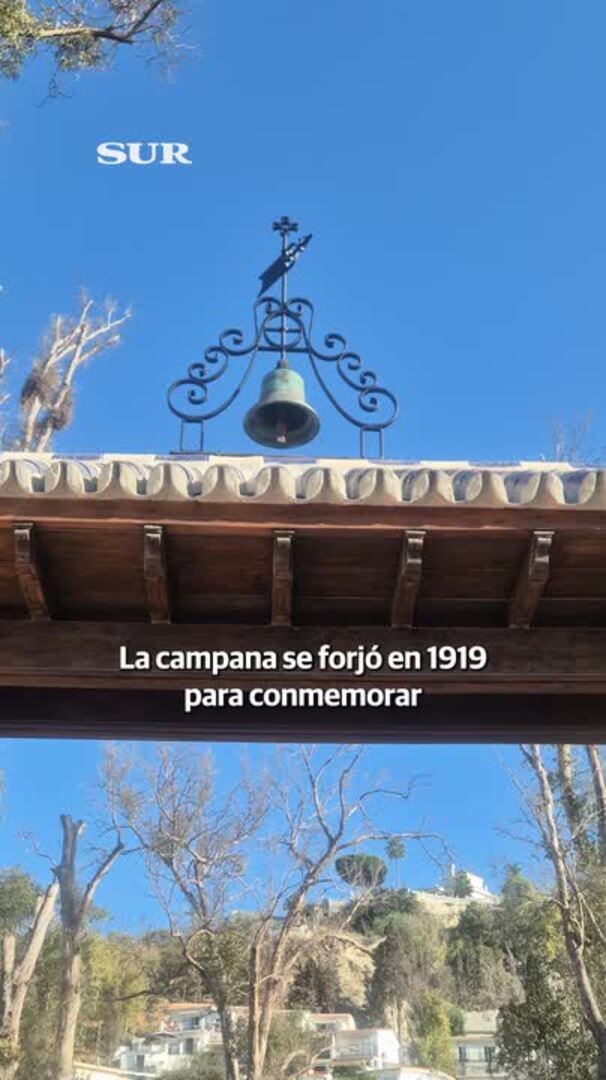 La histórica campana de los Baños del Carmen de Málaga regresa a su lugar original