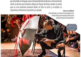 Detalle del cartel del espectáculo 'Un aire de signos', de Andrés Marín.