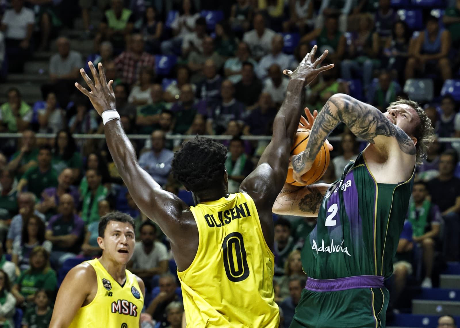 El Unicaja-Mersin de BCL, en imágenes