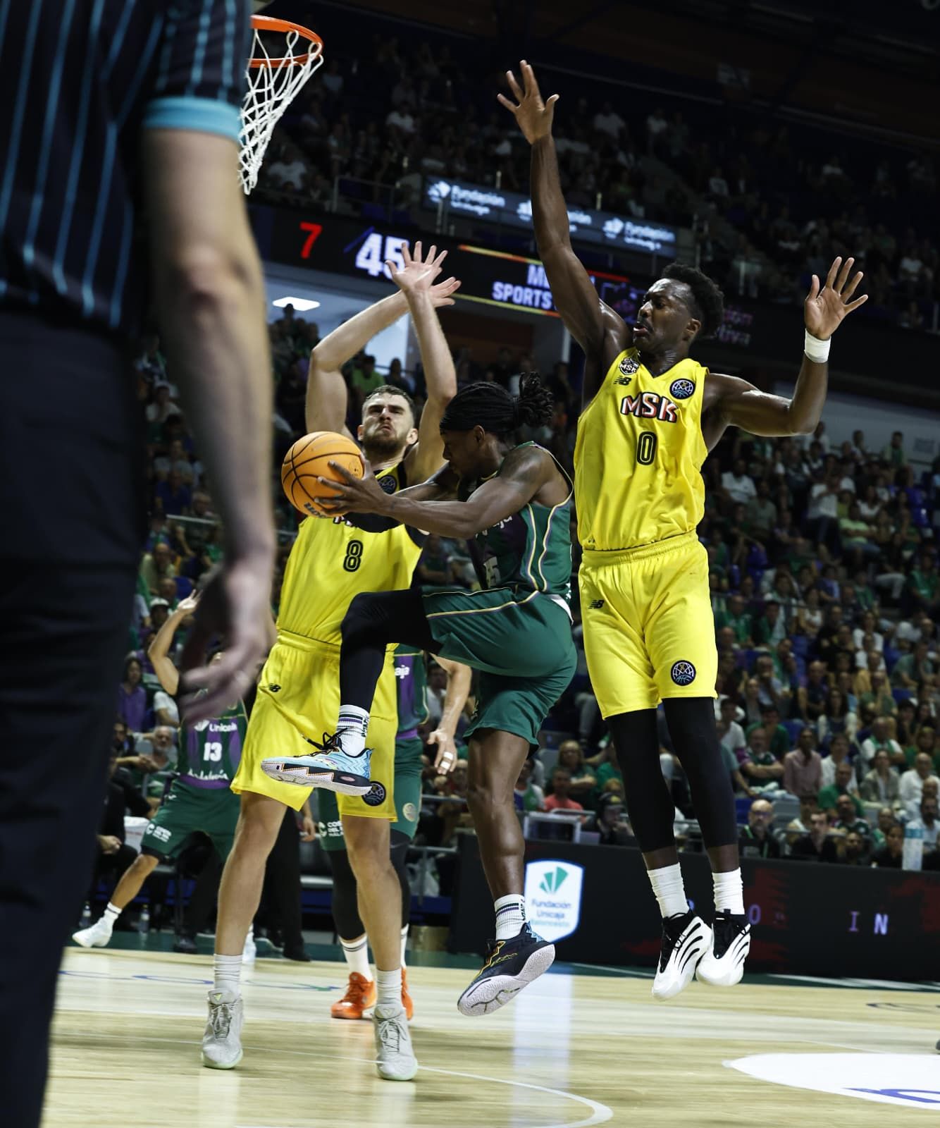 El Unicaja-Mersin de BCL, en imágenes