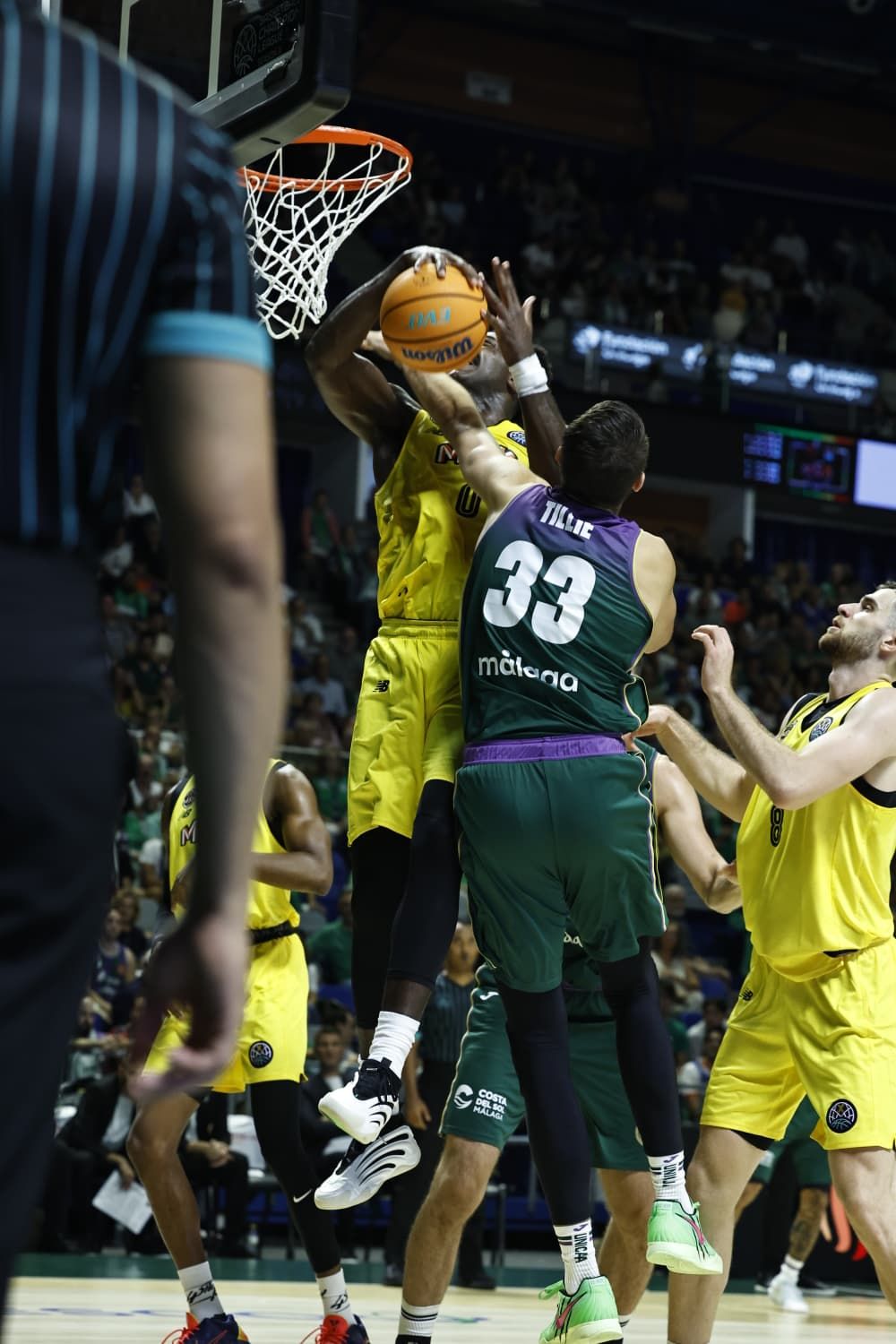 El Unicaja-Mersin de BCL, en imágenes