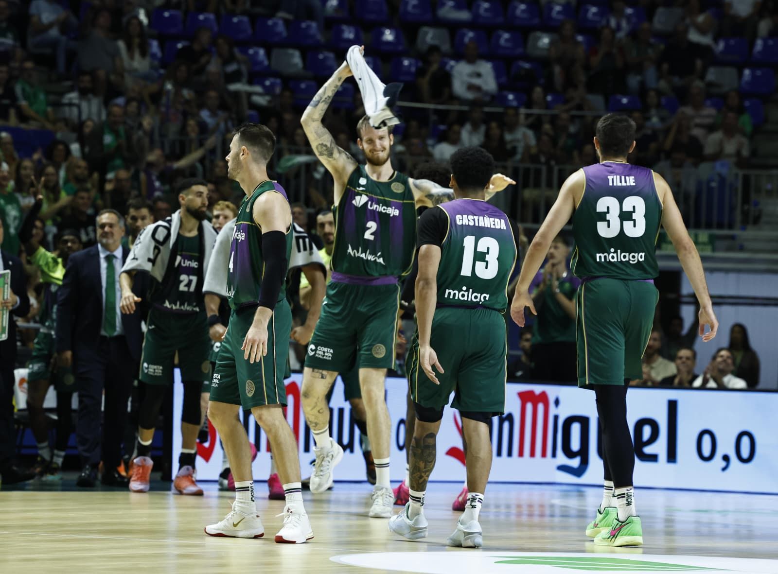 El Unicaja-Mersin de BCL, en imágenes