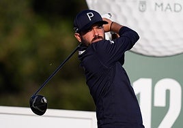 Ángel Hidalgo, durante la jornada de este jueves.