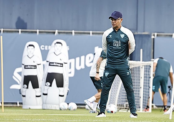 Sergio Pellicer, concentrado en una sesión de entrenamiento.
