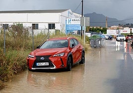 Este jueves ya se registraron fuertes lluvias en Murcia