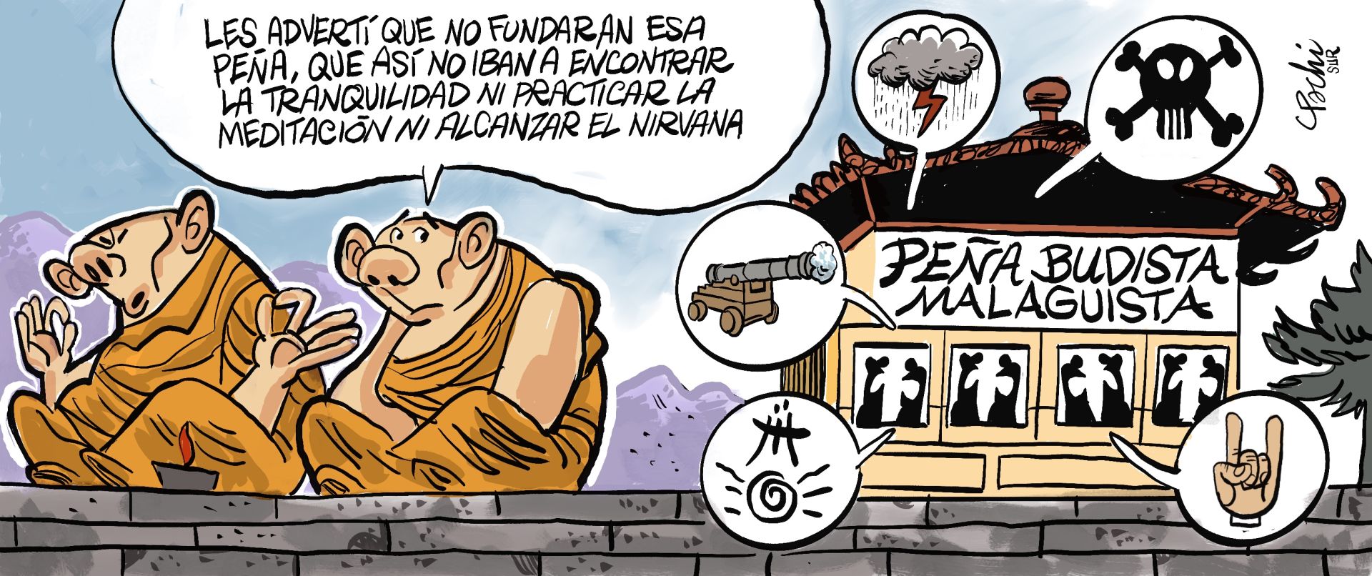 La actualidad deportiva del mes de octubre, en las viñetas de Pachi