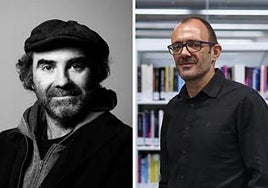 Alberto Prunetti (izquierda) e Isaac Rosa.