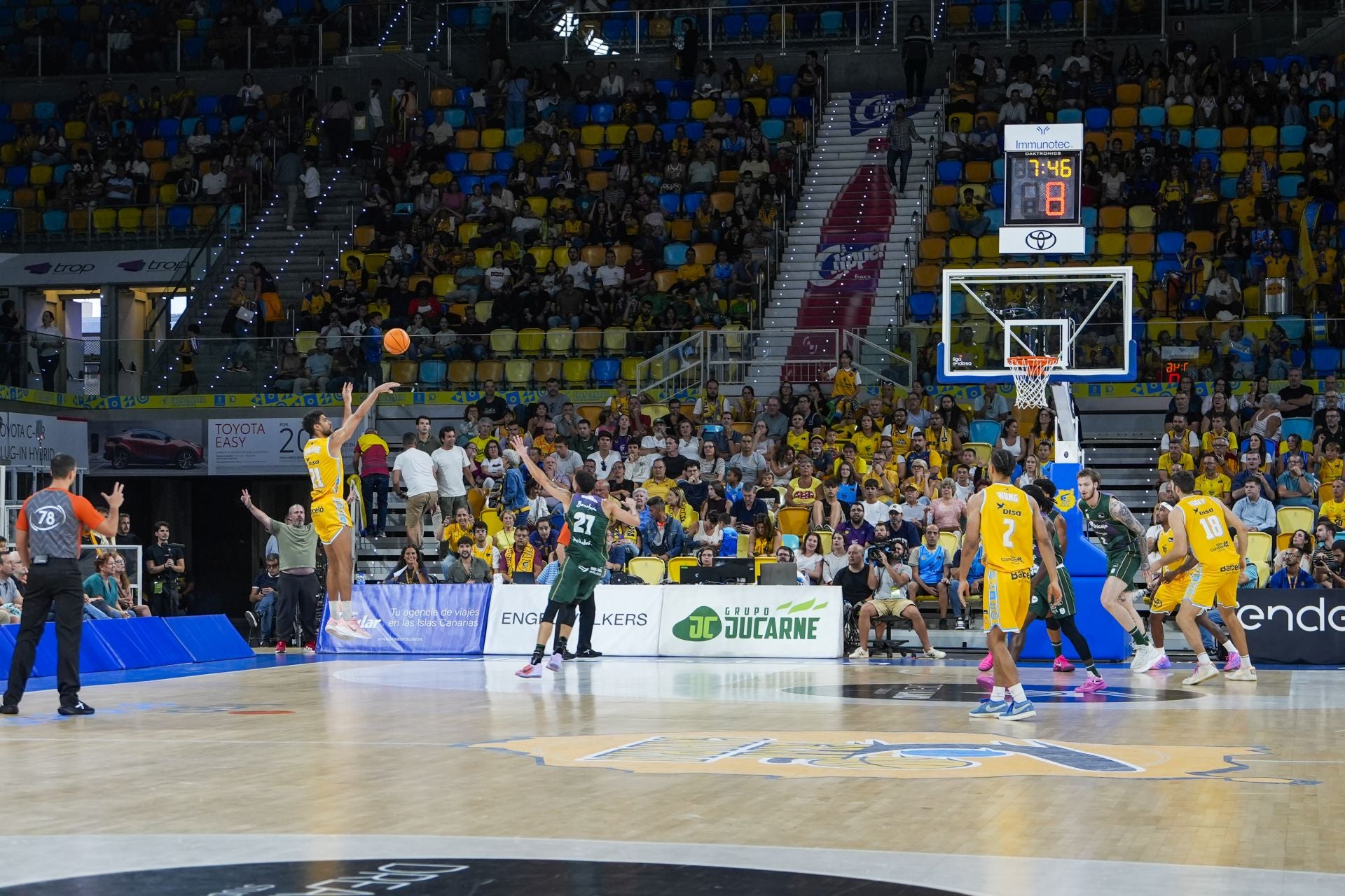 El Dreamland Gran Canaria-Unicaja, en imágenes