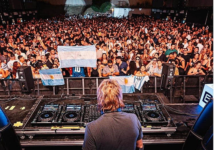 Hernán Cattaneo, en el Brunch.